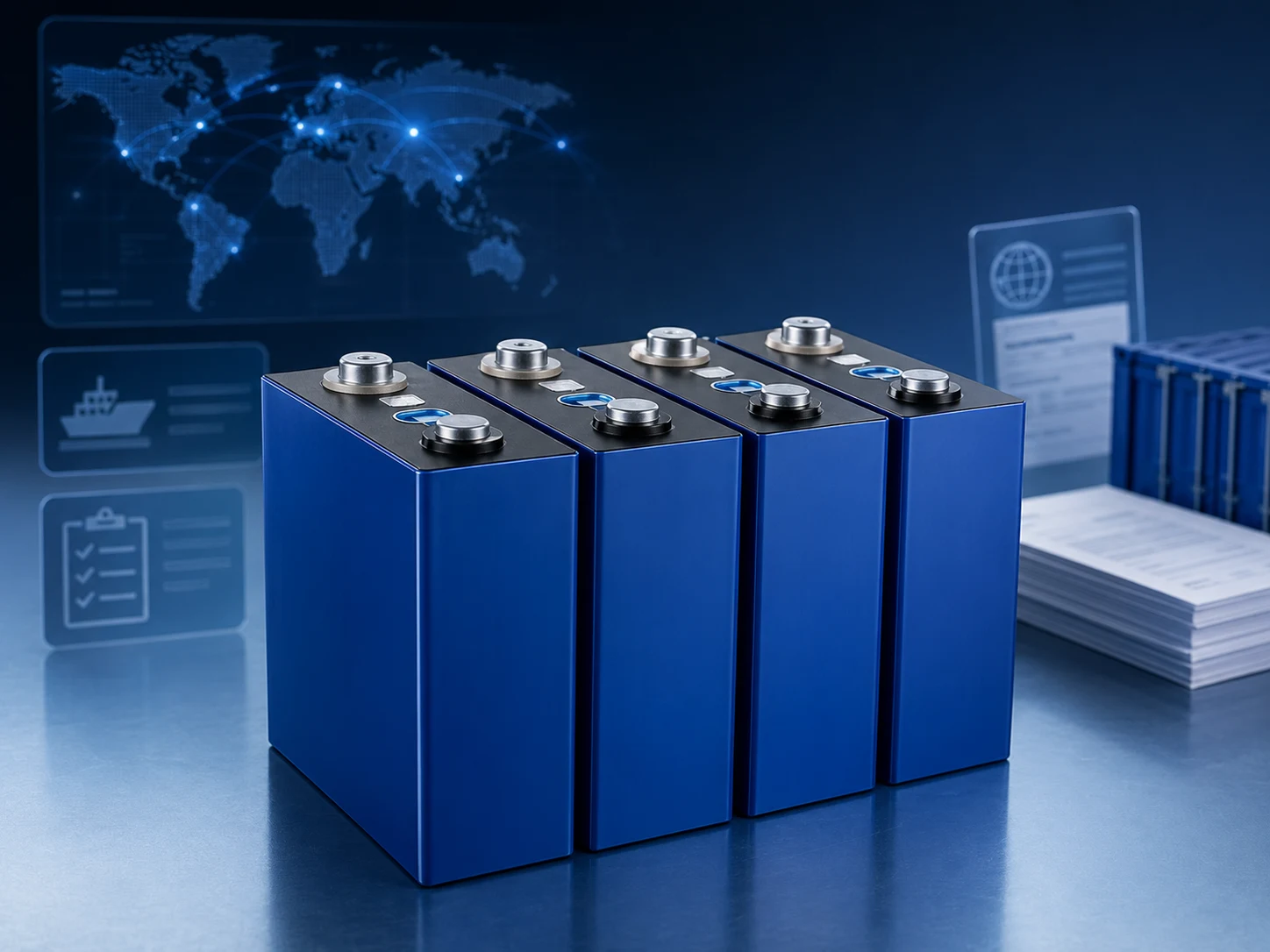 Unbranded LiFePO4 prismatic cells for NexaEco battery sourcing support
